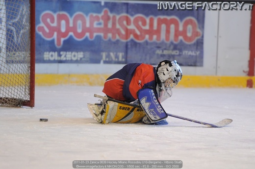 2011-01-23 Zanica 0639 Hockey Milano Rossoblu U10-Bergamo - Vittorio Stiatti